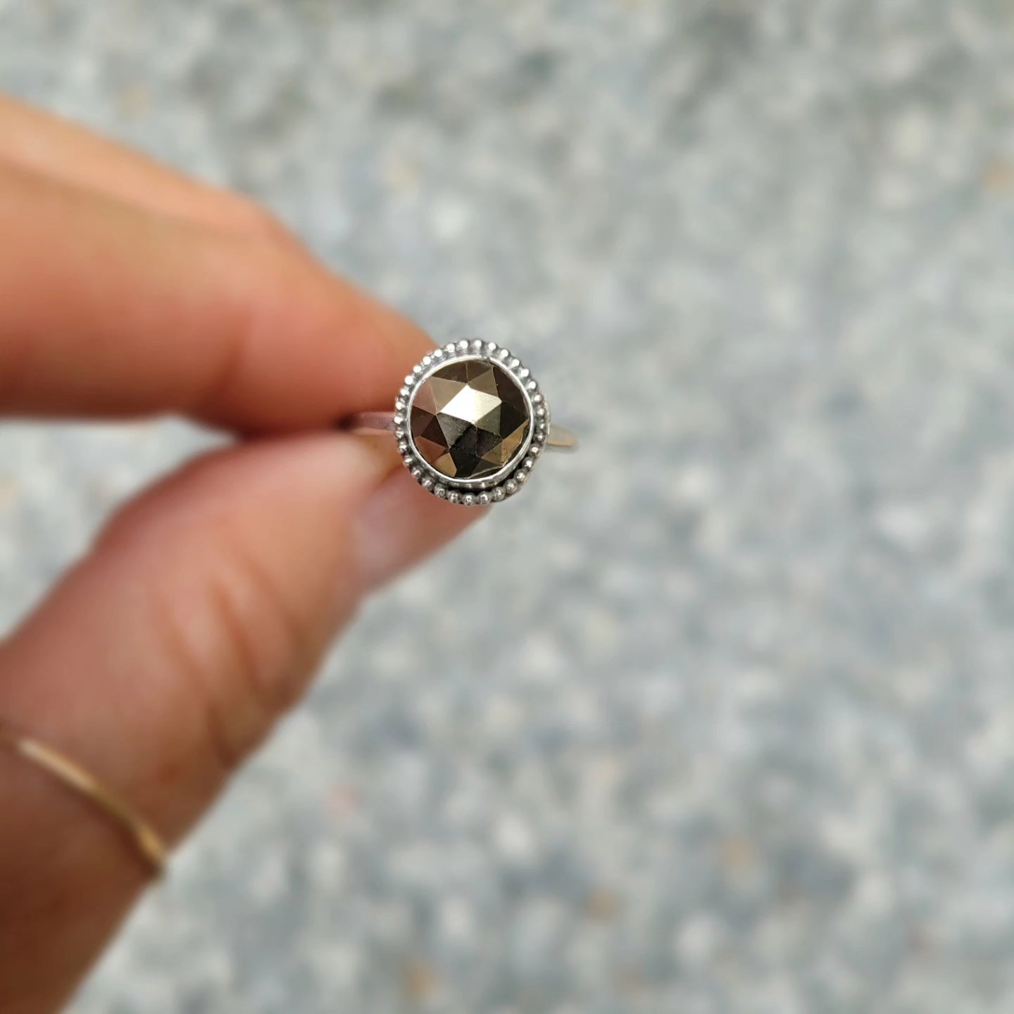 Pyrite ring