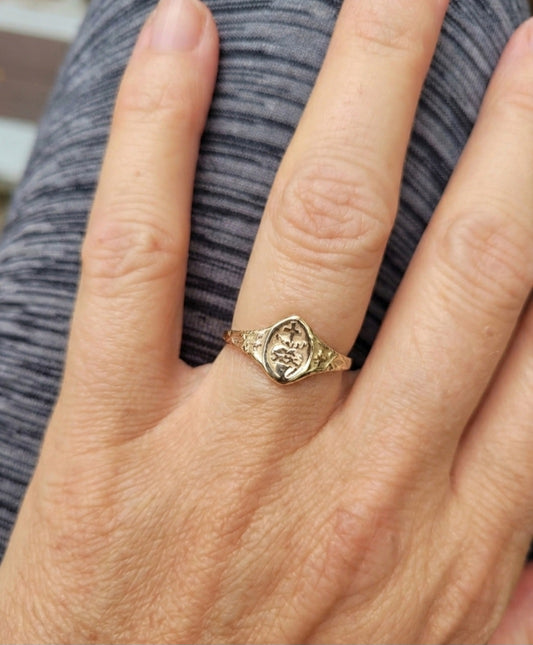 Sacred heart ring