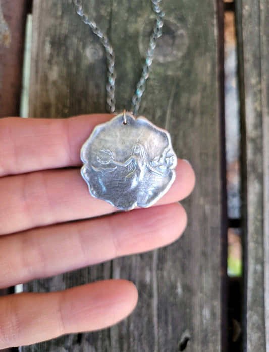 Mermaid pendant necklace